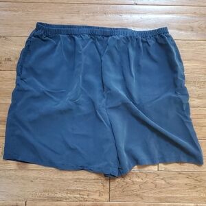 Silk Exchange Blue Vintage Silk Shorts